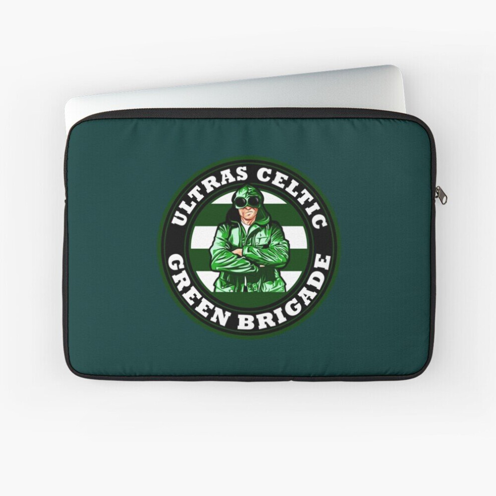 Laptop Sleeve Brigade Ultras -Celtic Fc- 10 12 13 15 17 Inch Case Notebook Tablet Carrying Bag Cover Green 7802738453065