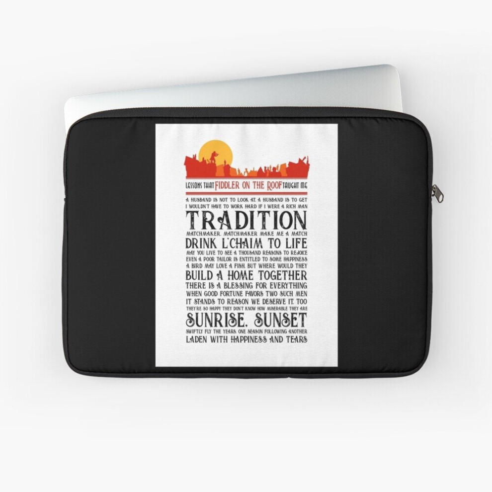 Laptop Sleeve Lessons That The Fiddler On The Roof Taught Me 10 12 13 15 17 Inch Case Notebook Tablet Carrying Bag Cover 7802738479409
