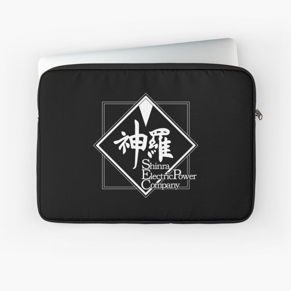 Laptop Sleeve Final Fantasy Vii Remake - Shinra Electric Power Company (Logo) [White] 10 12 13 15 17 Inch Case Notebook Tablet Carrying Bag Cover White 7802738473810