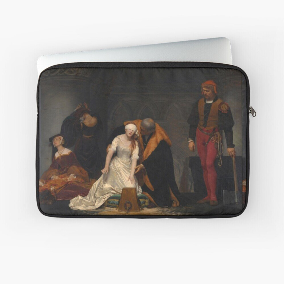 Laptop Sleeve The Execution Of Lady Jane By Paul Delaroche 10 12 13 15 17 Inch Case Notebook Tablet Carrying Bag Cover Grey 7802738481716