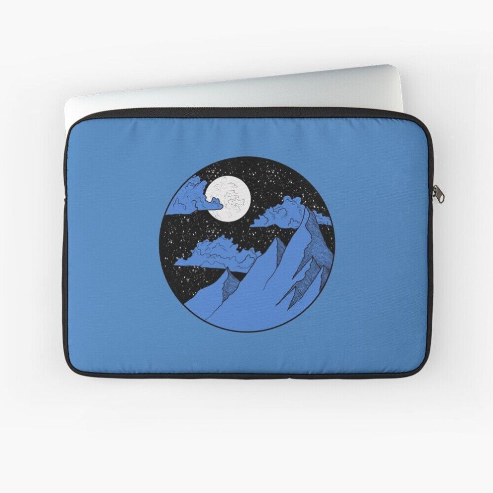 Laptop Sleeve Moonlit Mountains 10 12 13 15 17 Inch Case Notebook Tablet Carrying Bag Cover 7802738463088