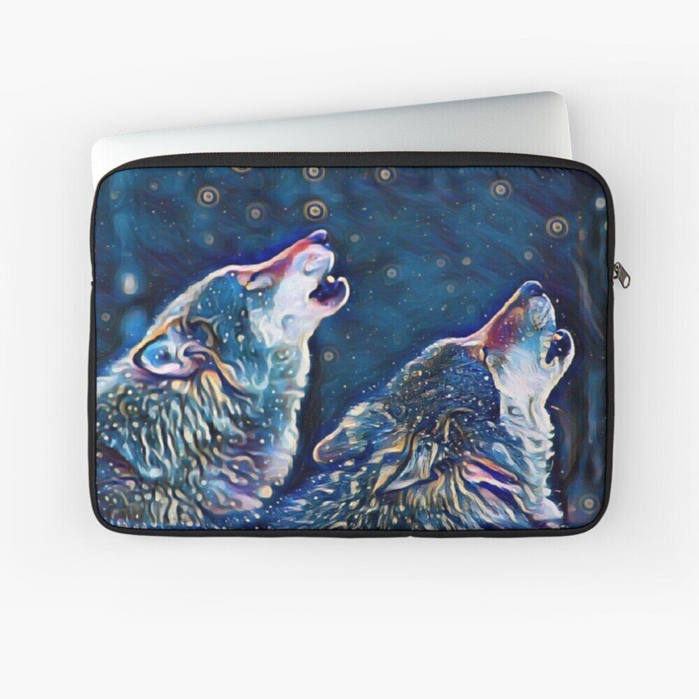 Laptop Sleeve Wolf Howl - Dreamscape 10 12 13 15 17 Inch Case Notebook Tablet Carrying Bag Cover 7802738448511