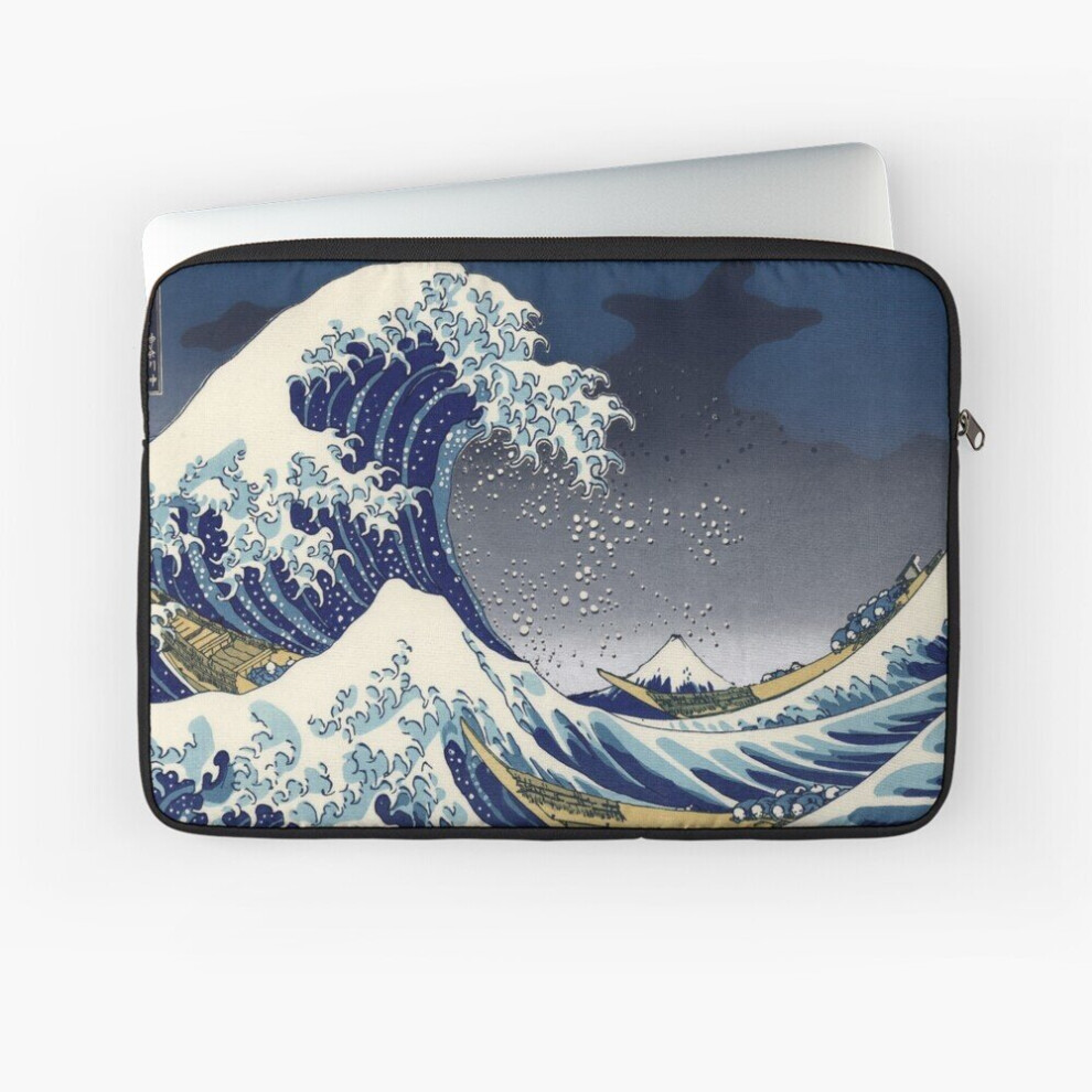 Laptop Sleeve Great Wave: Kanagawa Night 10 12 13 15 17 Inch Case Notebook Tablet Carrying Bag Cover 7802738443264