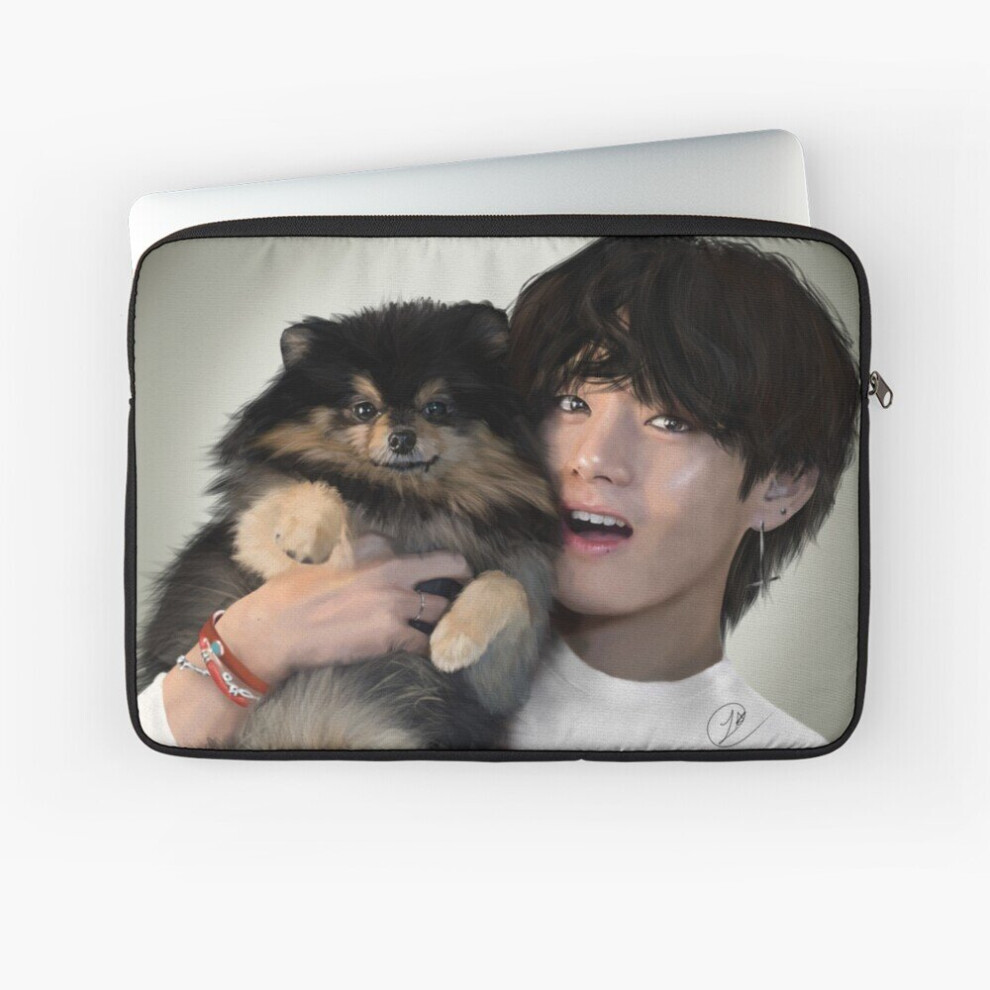Photos - Laptop Bag Laptop Sleeve taehyung yeontan 10 12 13 15 17 Inch Case Notebook Tablet Carrying Bag Cover
