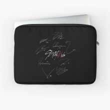 Laptop Sleeve Stray Kids ot9 - Signatures (black) 10 12 13 15 17 Inch Case Notebook Tablet Carrying Bag Cover