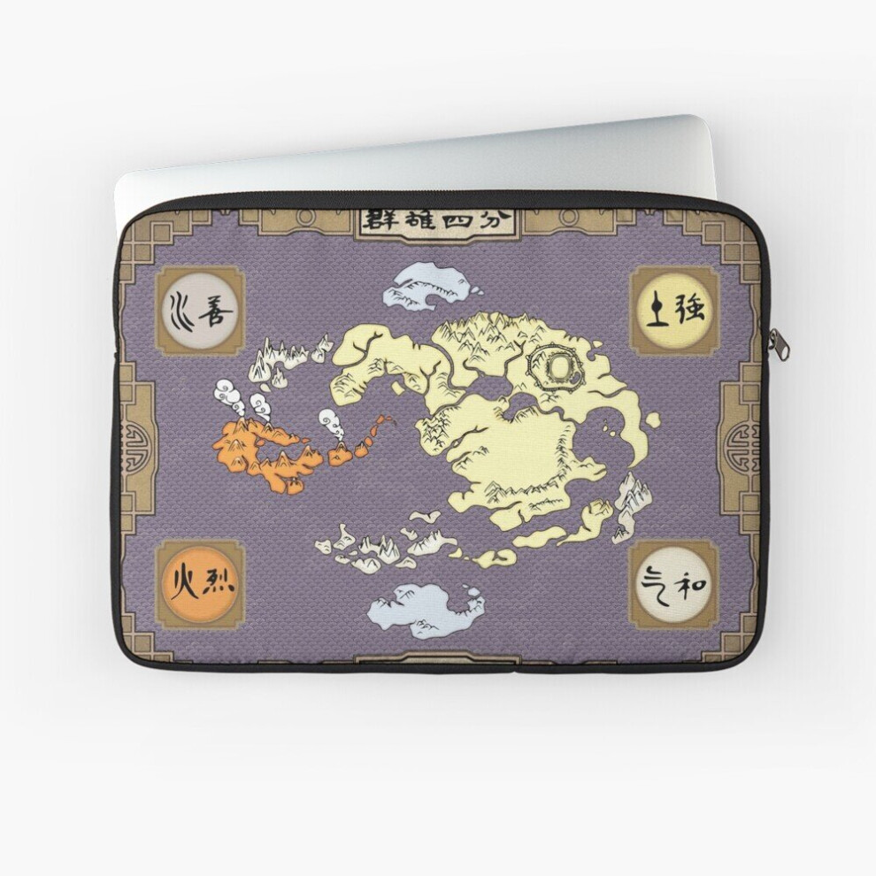 Laptop Sleeve Avatar Map Colored 10 12 13 15 17 Inch Case Notebook Tablet Carrying Bag Cover 7802738450156