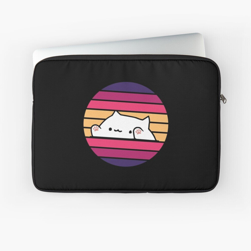 Laptop Sleeve Awesome Bongo Cat Meme 10 12 13 15 17 Inch Case Notebook Tablet Carrying Bag Cover 7802738496352