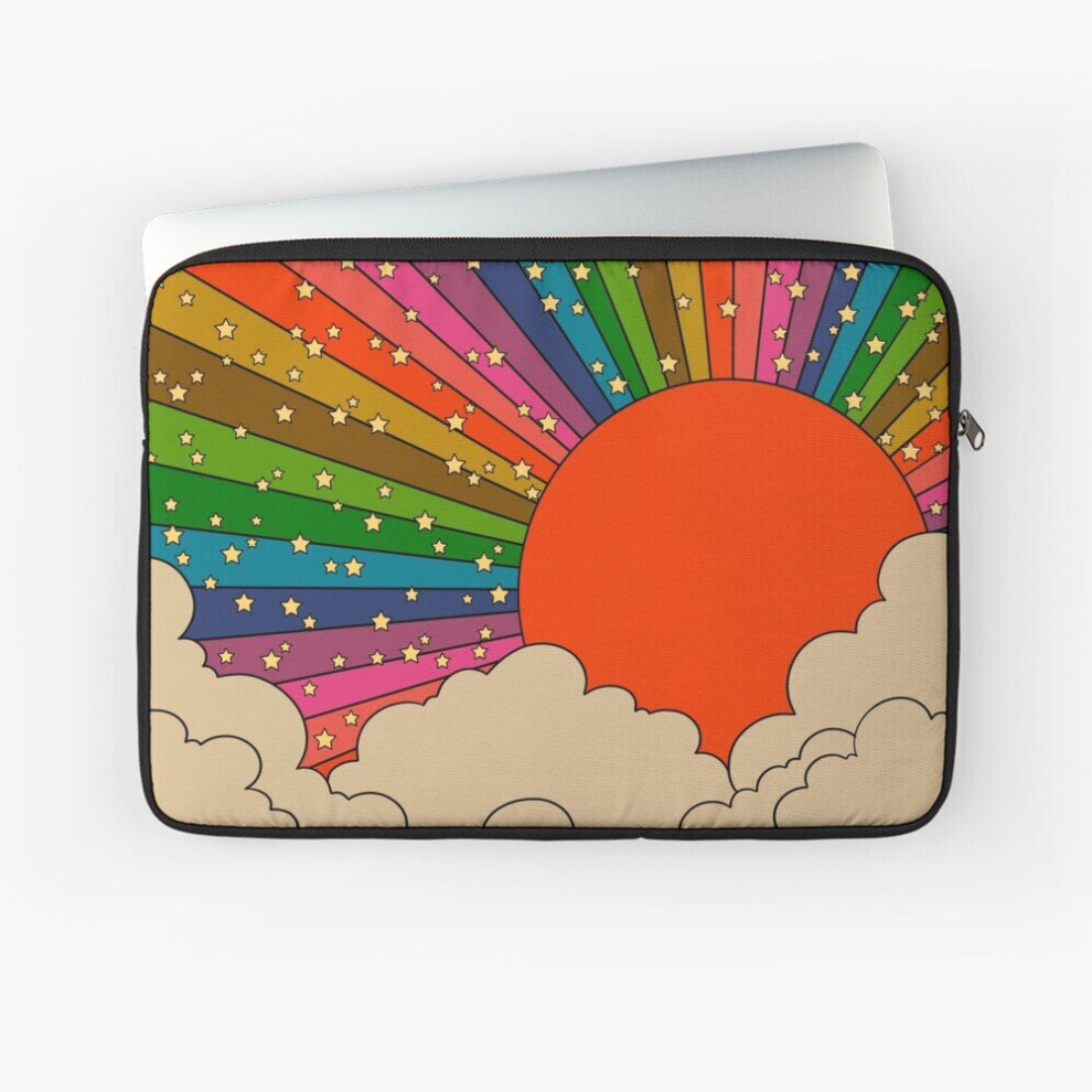 Laptop Sleeve Rainbow 70S Sun 10 12 13 15 17 Inch Case Notebook Tablet Carrying Bag Cover 7802738434958