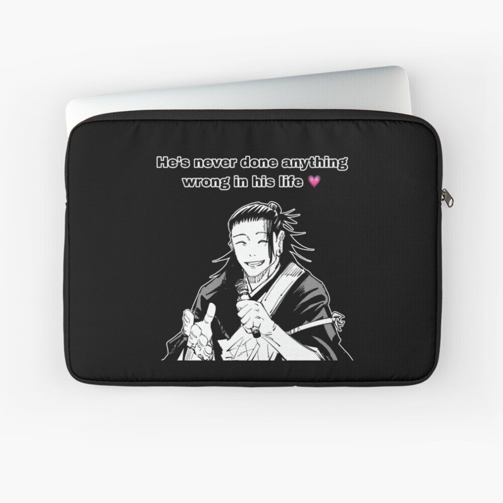 Laptop Sleeve Hes Never Done Anything Wrong In His Life 10 12 13 15 17 Inch Case Notebook Tablet Carrying Bag Cover 7802738449457