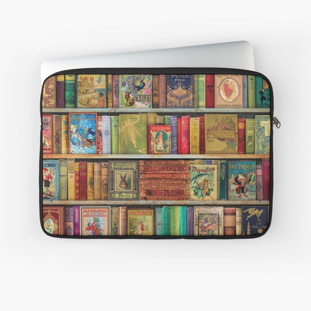 Laptop Sleeve A Daydreamer's Book Shelf 10 12 13 15 17 Inch Case Notebook Tablet Carrying Bag Cover 7802738411546