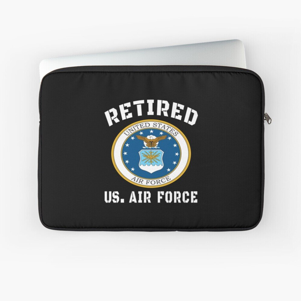 Laptop Sleeve Retired Us Air Force Usaf Veteran Retirement Gift 10 12 13 15 17 Inch Case Notebook Tablet Carrying Bag Cover 7802738481877