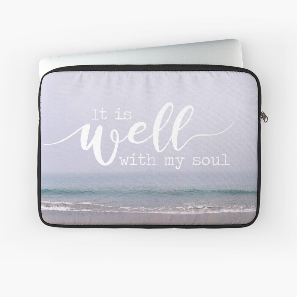 Laptop Sleeve It Is Well Ocean 10 12 13 15 17 Inch Case Notebook Tablet Carrying Bag Cover 7802738465273