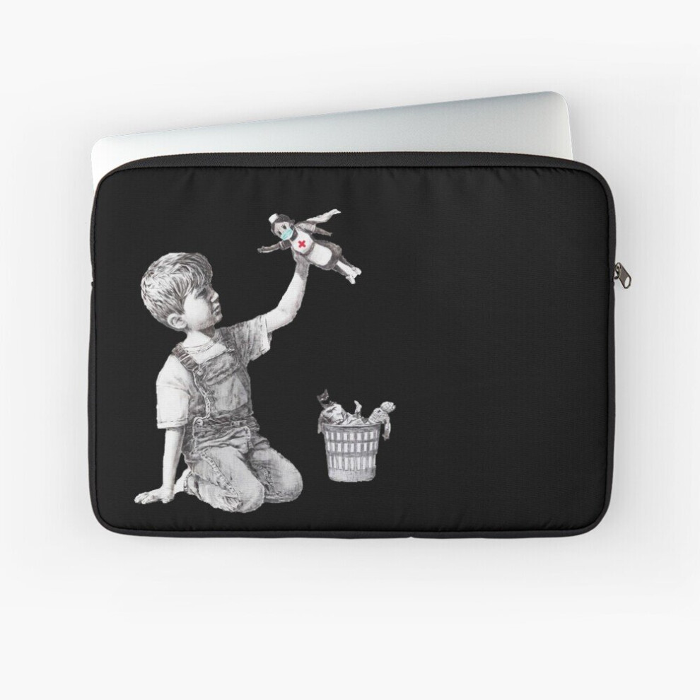 Laptop Sleeve Banksy Tribute To Nurses 10 12 13 15 17 Inch Case Notebook Tablet Carrying Bag Cover 7802738501339