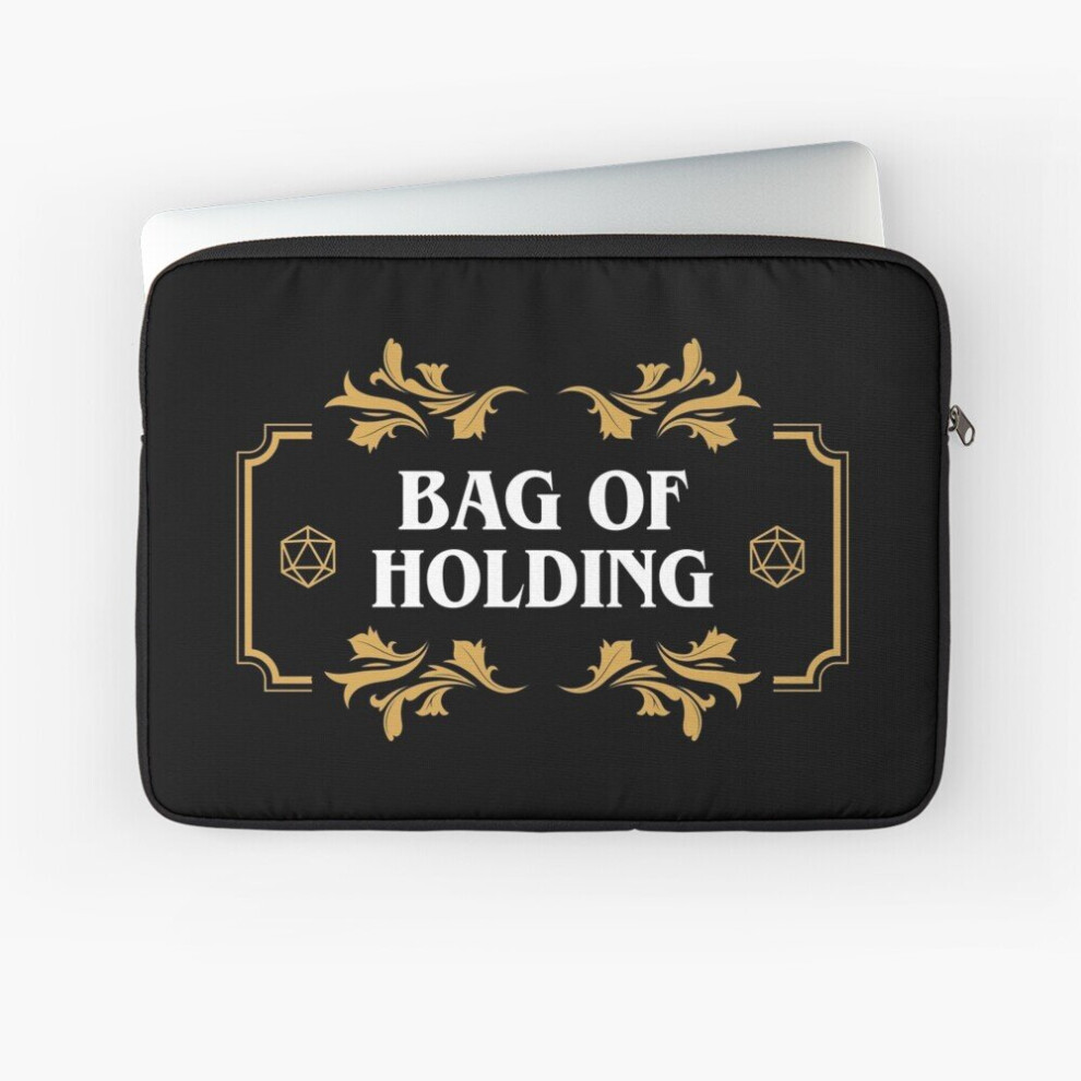 Laptop Sleeve Bag Of Holding Dice Container D20 Master Tabletop Rpg Addict 10 12 13 15 17 Inch Case Notebook Tablet Carrying Bag Cover 7802738411768