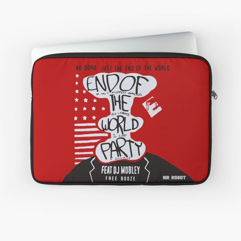 Laptop Sleeve Mr Robot: End Of The World Party 10 12 13 15 17 Inch Case Notebook Tablet Carrying Bag Cover 7802738426731