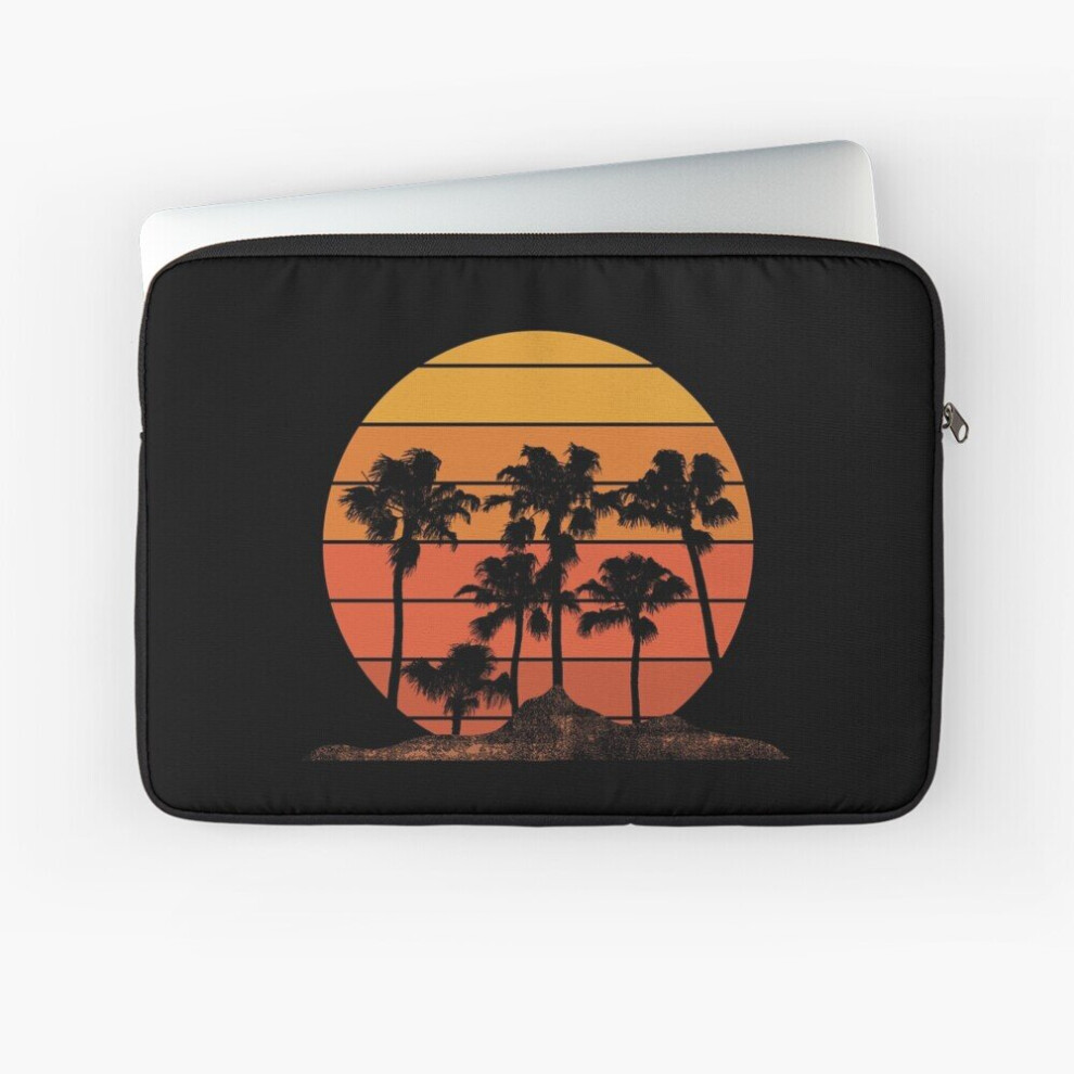 Laptop Sleeve Retro Sun Palm Trees 1 10 12 13 15 17 Inch Case Notebook Tablet Carrying Bag Cover 7802738479478