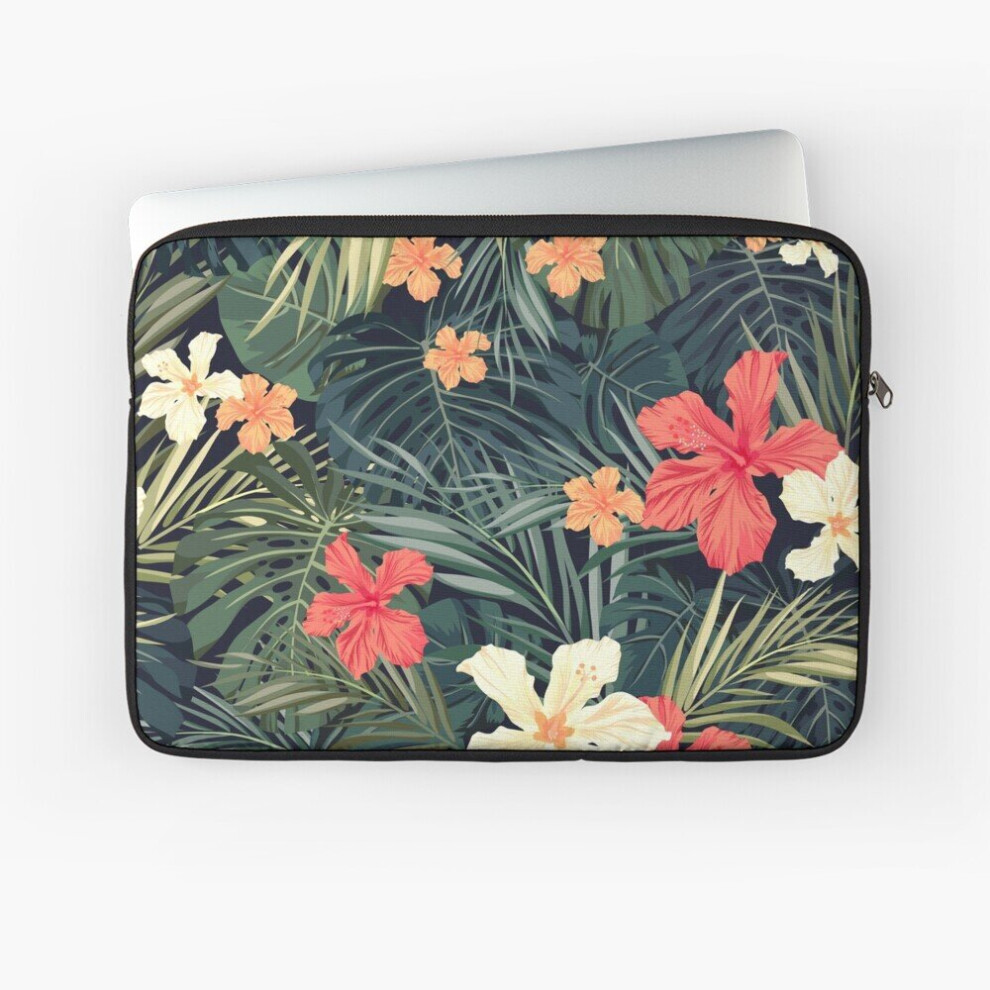 Laptop Sleeve Jungle Flowers 10 12 13 15 17 Inch Case Notebook Tablet Carrying Bag Cover 7802738424515