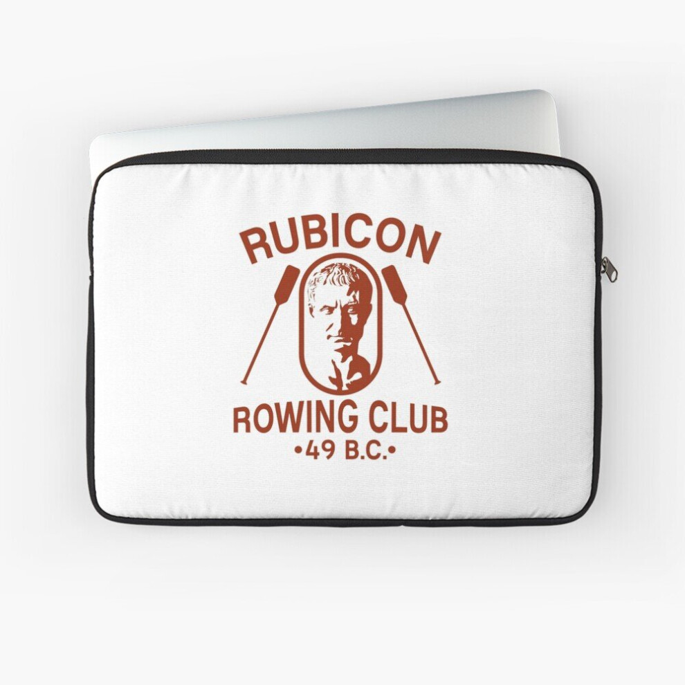 Laptop Sleeve Rubicon Rowing Club T-Shirt Julius Caesar Funny 10 12 13 15 17 Inch Case Notebook Tablet Carrying Bag Cover 7802738510676