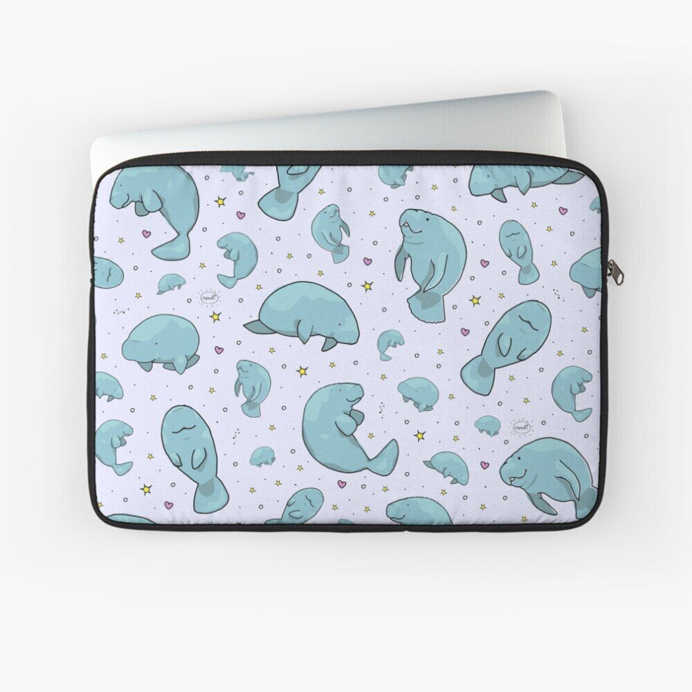 Laptop Sleeve Manatees 10 12 13 15 17 Inch Case Notebook Tablet Carrying Bag Cover 7802738467994