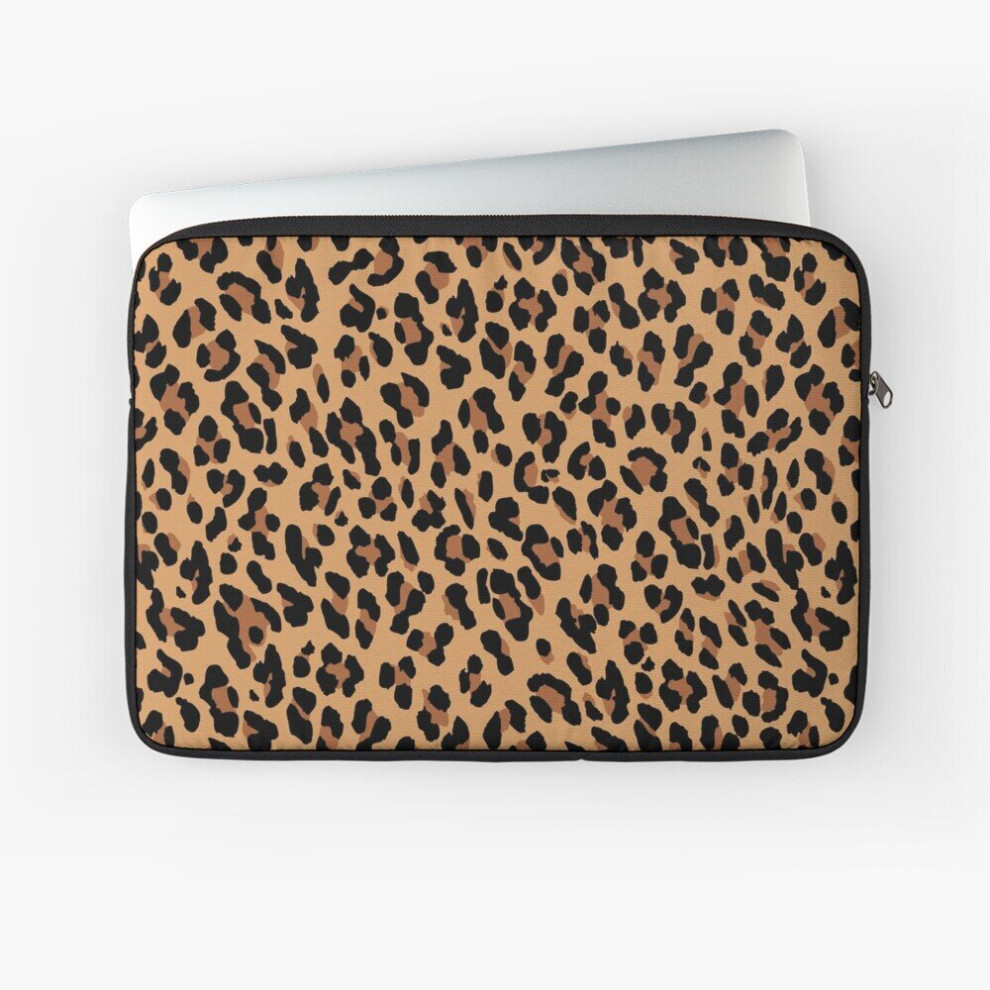 Laptop Sleeve Tan Leopard Print 10 12 13 15 17 Inch Case Notebook Tablet Carrying Bag Cover 7802738463750