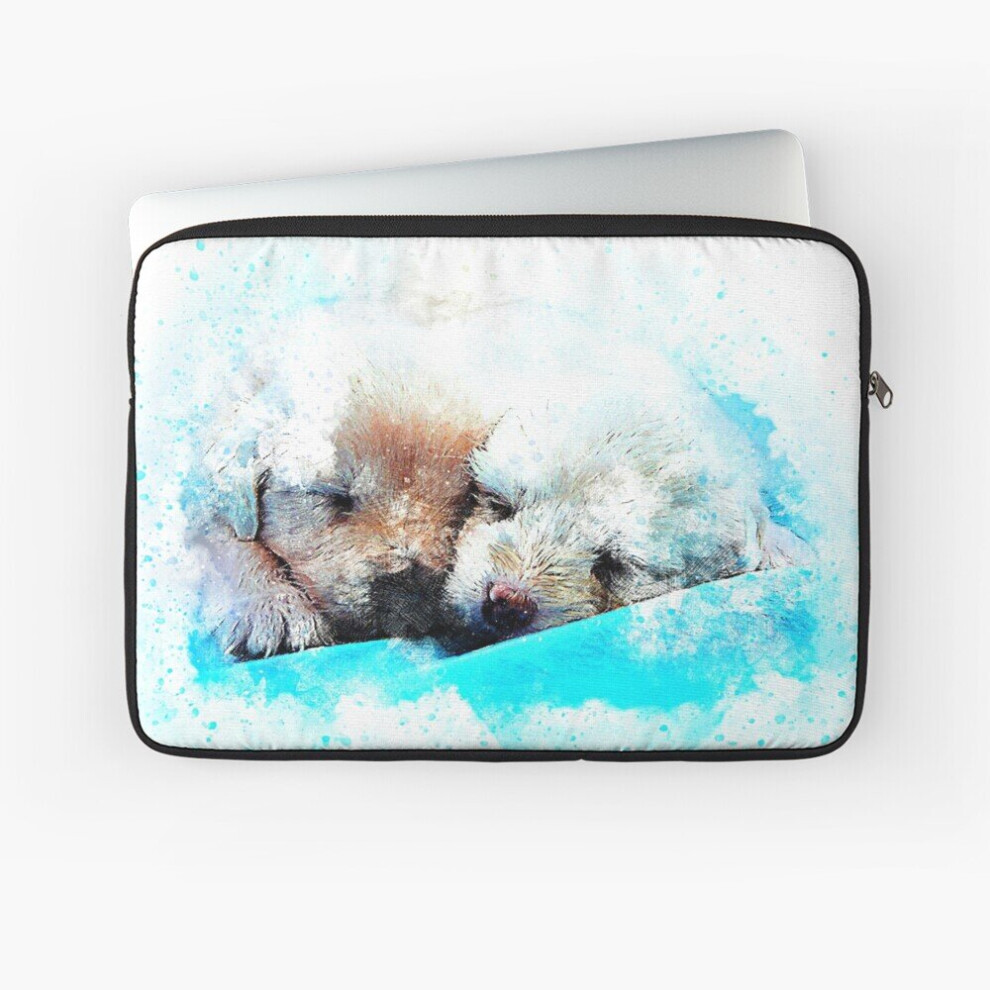 Laptop Sleeve Maltese Puppies Maltese Puppy Vintage Pet Art 10 12 13 15 17 Inch Case Notebook Tablet Carrying Bag Cover 7802738444964