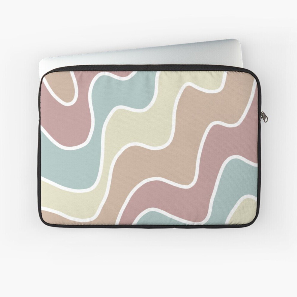Laptop Sleeve Aesthetic Colorful Stripes Wallpaper 10 12 13 15 17 Inch Case Notebook Tablet Carrying Bag Cover 7802738443837