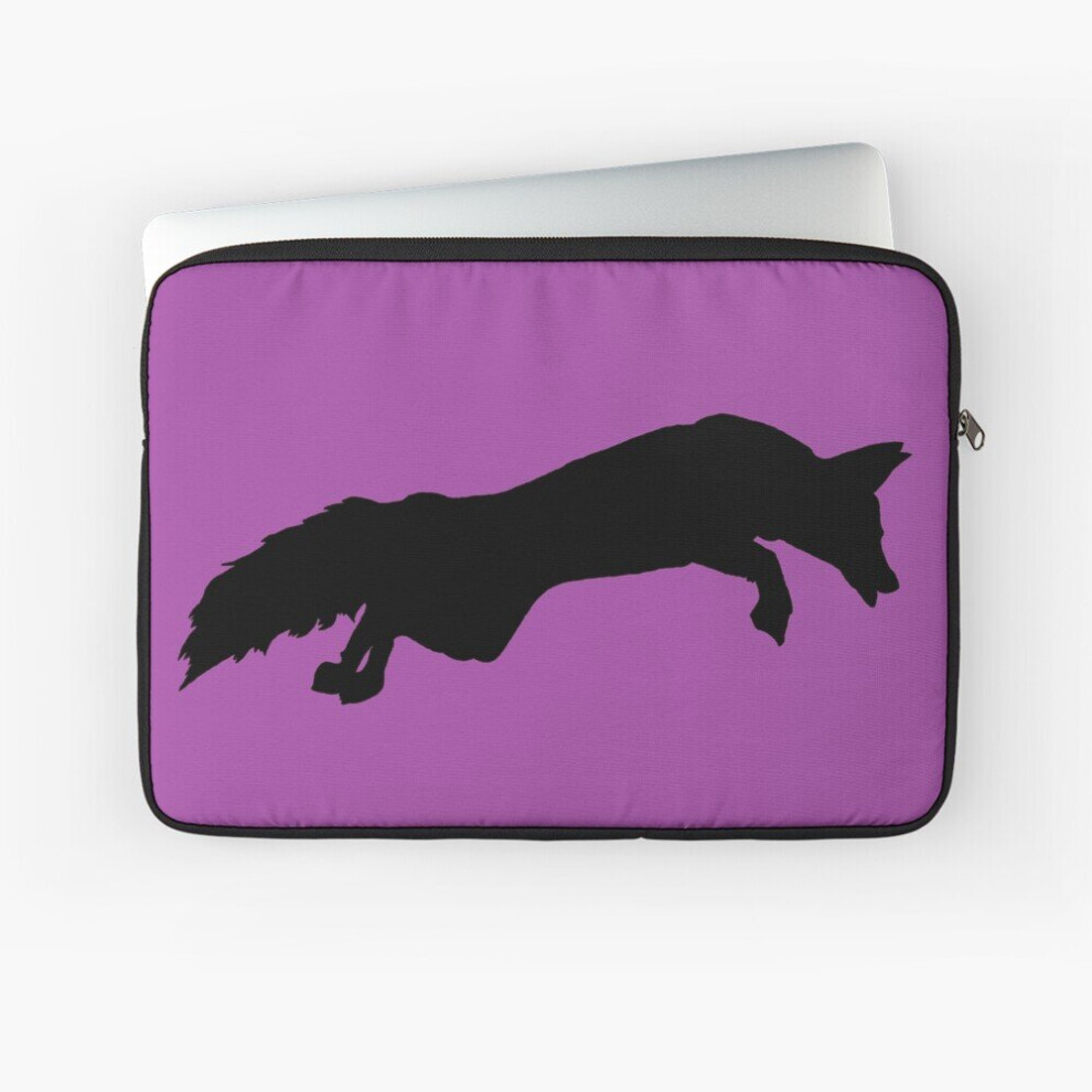 Laptop Sleeve Leaping Fox With 10 12 13 15 17 Inch Case Notebook Tablet Carrying Bag Cover Purple 7802738500745