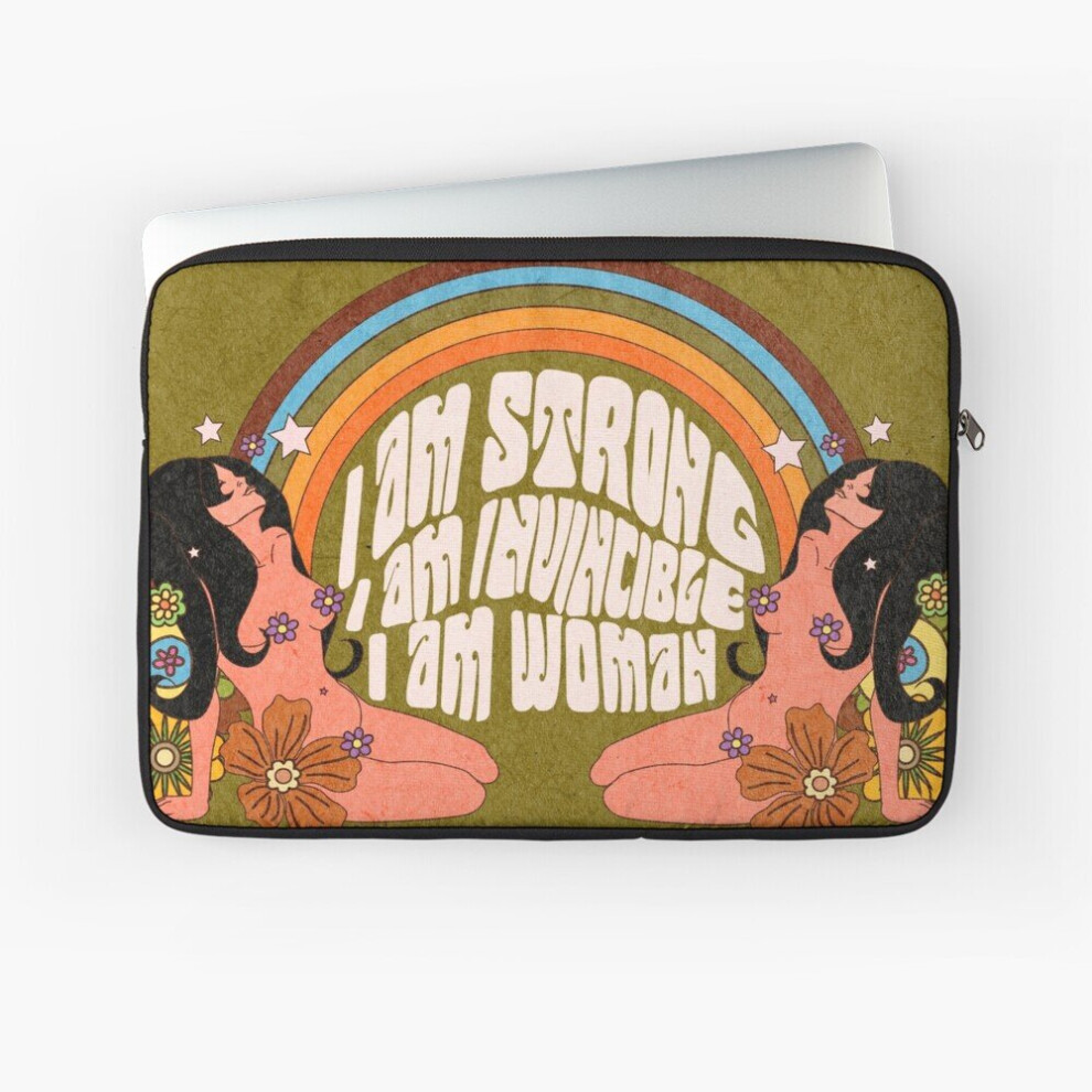 Laptop Sleeve `I Am Woman 10 12 13 15 17 Inch Case Notebook Tablet Carrying Bag Cover 7802738460100