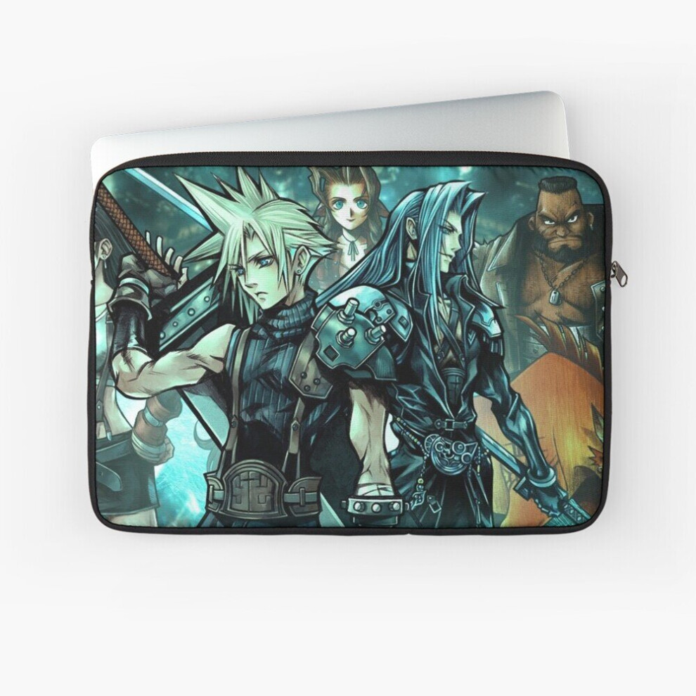 Laptop Sleeve Ffvii Cloud Friends 10 12 13 15 17 Inch Case Notebook Tablet Carrying Bag Cover 7802738478211