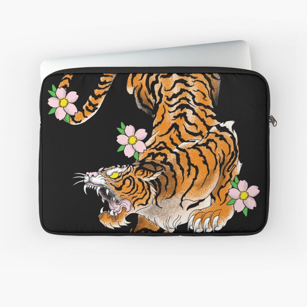 Laptop Sleeve Tiger Japan Old School 10 12 13 15 17 Inch Case Notebook Tablet Carrying Bag Cover 7802738496222