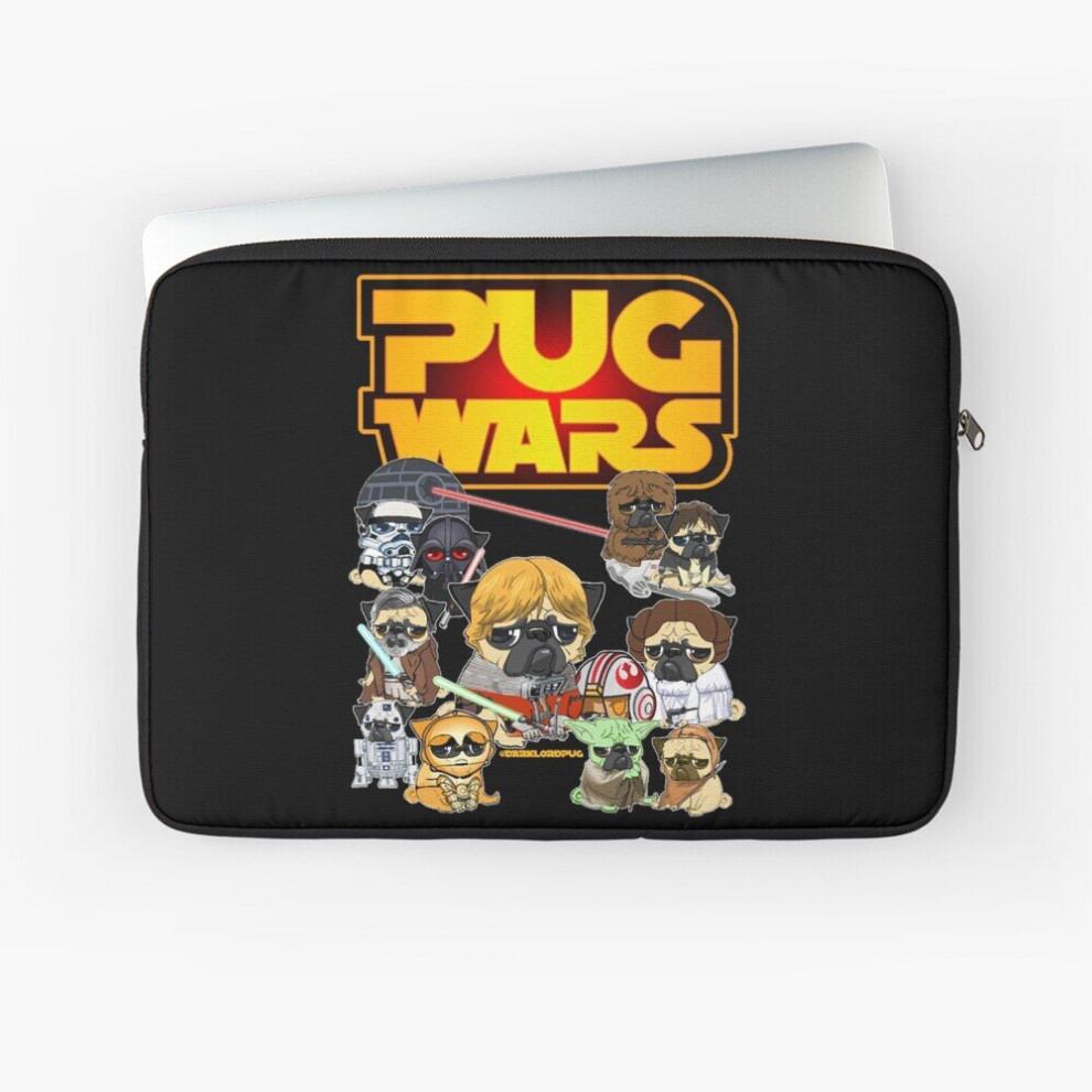 Laptop Sleeve Pug Wars 10 12 13 15 17 Inch Case Notebook Tablet Carrying Bag Cover 7802738491135