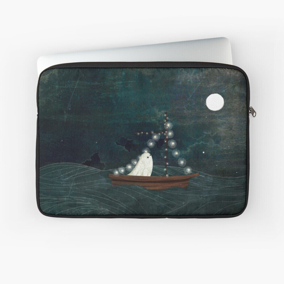 Laptop Sleeve Ghost Boat Ride 10 12 13 15 17 Inch Case Notebook Tablet Carrying Bag Cover 7802738436839