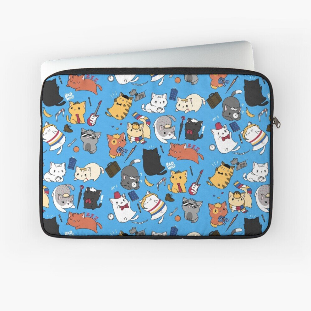 Laptop Sleeve Time Lord Kittens 10 12 13 15 17 Inch Case Notebook Tablet Carrying Bag Cover 7802738435900