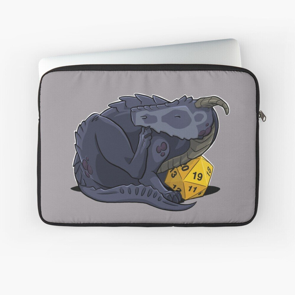 Laptop Sleeve D20 Dragon 10 12 13 15 17 Inch Case Notebook Tablet Carrying Bag Cover Black 7802738446289