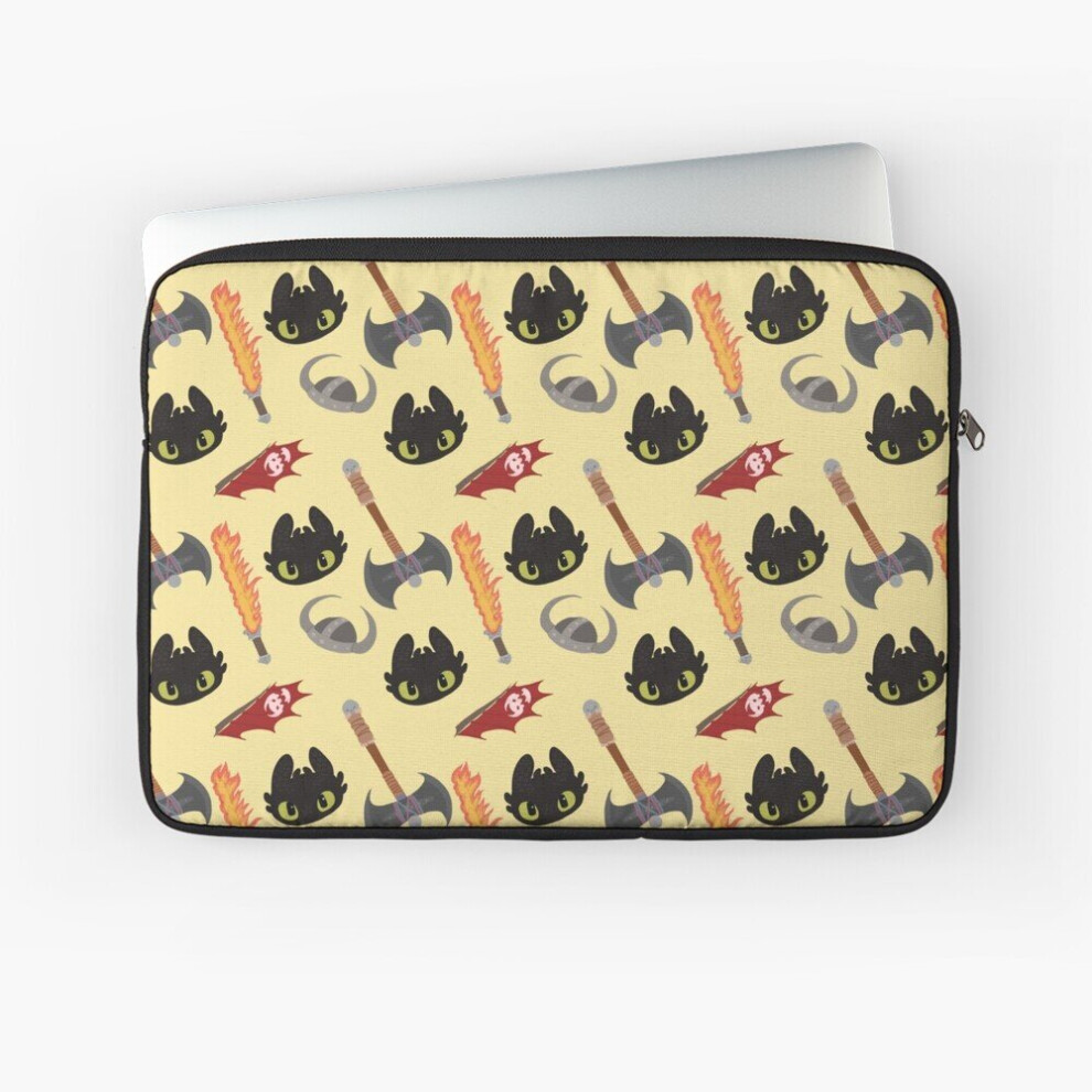 Laptop Sleeve How To Train Your Dragon Repeat Pattern 10 12 13 15 17 Inch Case Notebook Tablet Carrying Bag Cover 7802738476071