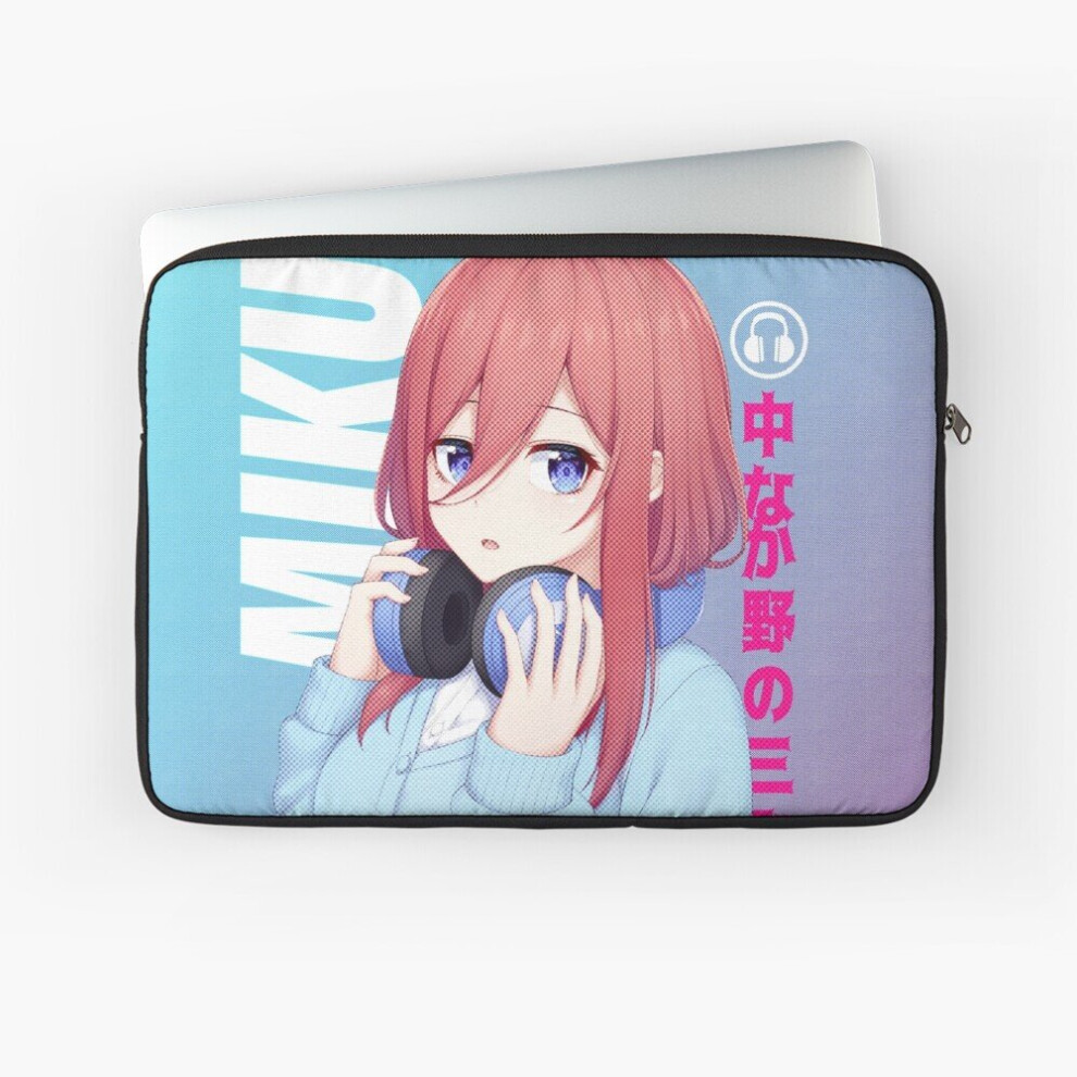 Laptop Sleeve Miku Nakano Waifu 10 12 13 15 17 Inch Case Notebook Tablet Carrying Bag Cover 7802738502534
