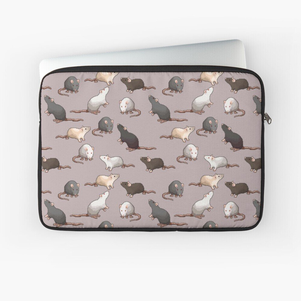 Laptop Sleeve Pixel Rats On Repeat 10 12 13 15 17 Inch Case Notebook Tablet Carrying Bag Cover 7802738432572