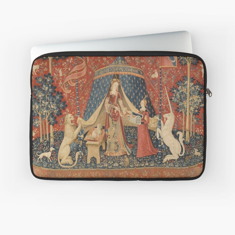 Laptop Sleeve The Lady And The Unicorn: Ã Mon Seul Dã©Sir 10 12 13 15 17 Inch Case Notebook Tablet Carrying Bag Cover 7802738459104