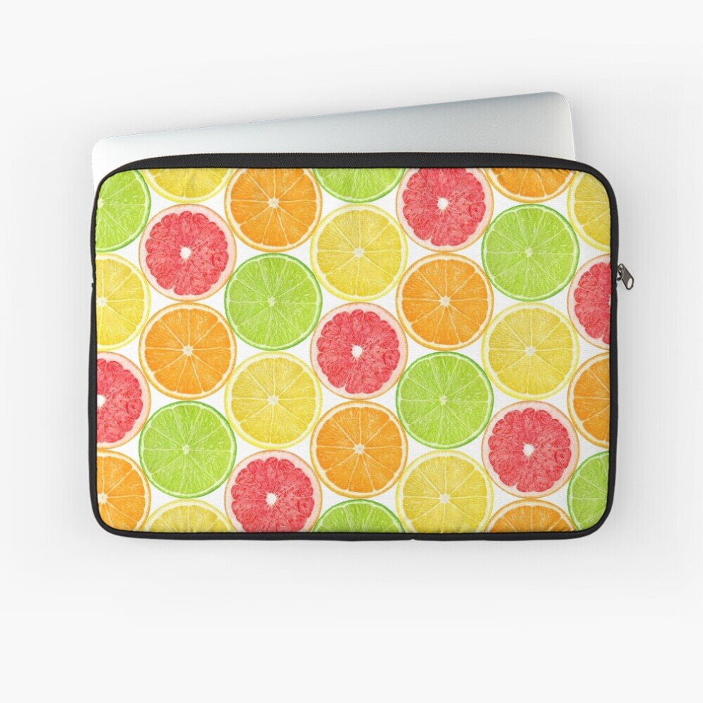 Laptop Sleeve Citrus Fruits Pattern 10 12 13 15 17 Inch Case Notebook Tablet Carrying Bag Cover 7802738437461