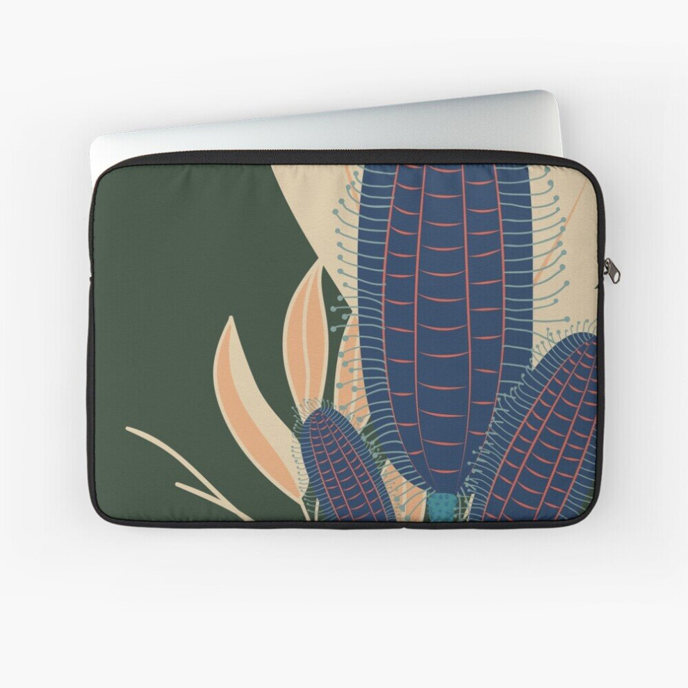 Laptop Sleeve Australian Floral - Banksia Flower 10 12 13 15 17 Inch Case Notebook Tablet Carrying Bag Cover 7802738503142