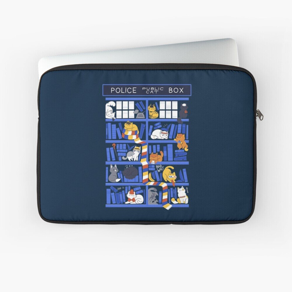Laptop Sleeve Library Box Who 10 12 13 15 17 Inch Case Notebook Tablet Carrying Bag Cover 7802738484014