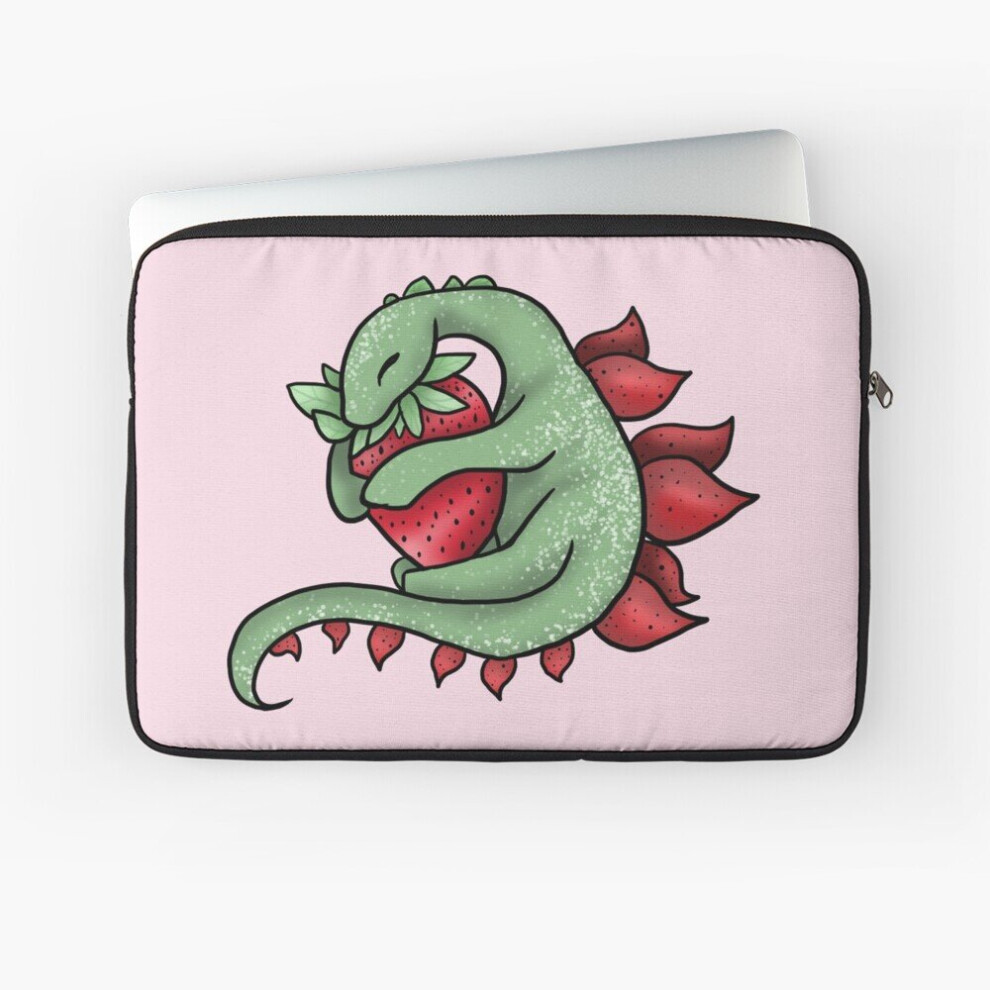 Laptop Sleeve Strawberryosaurus With A Strawberry 10 12 13 15 17 Inch Case Notebook Tablet Carrying Bag Cover 7802738496130