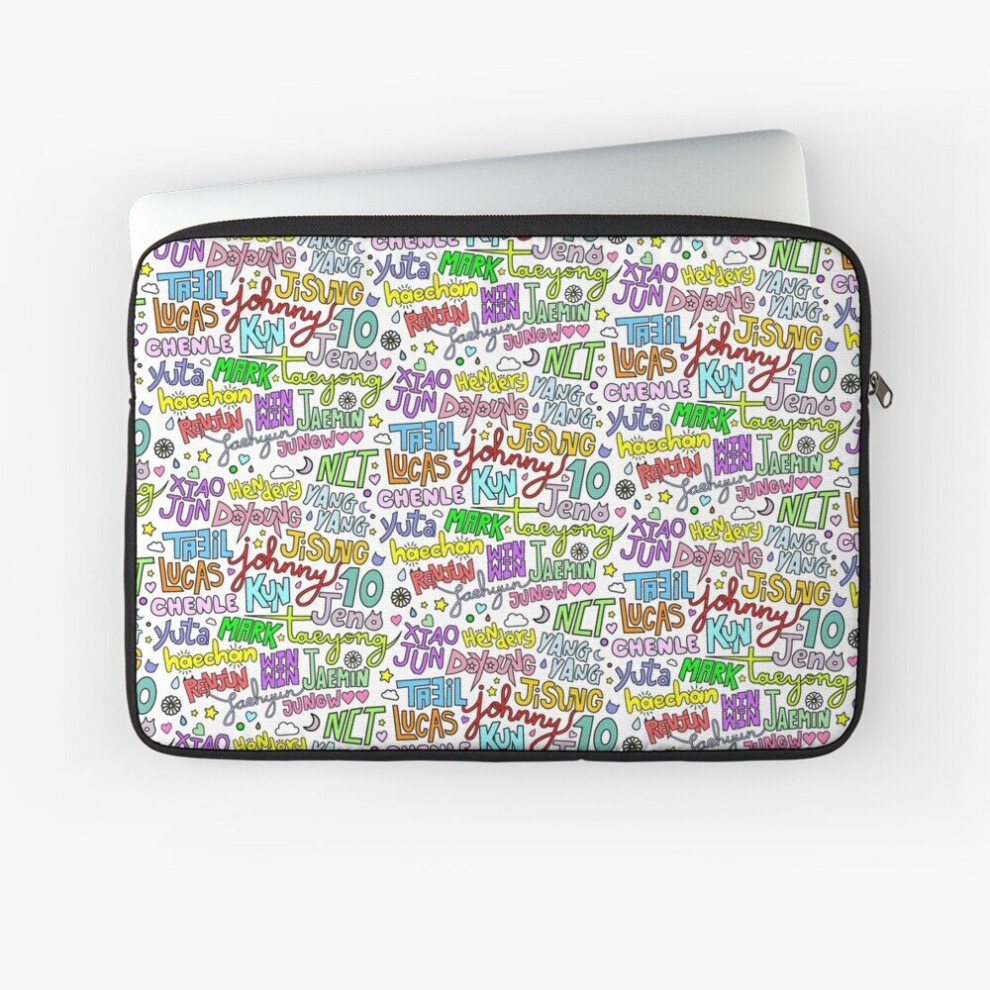 Laptop Sleeve Nct's Cute Names (Ot21) 10 12 13 15 17 Inch Case Notebook Tablet Carrying Bag Cover 7802738442212
