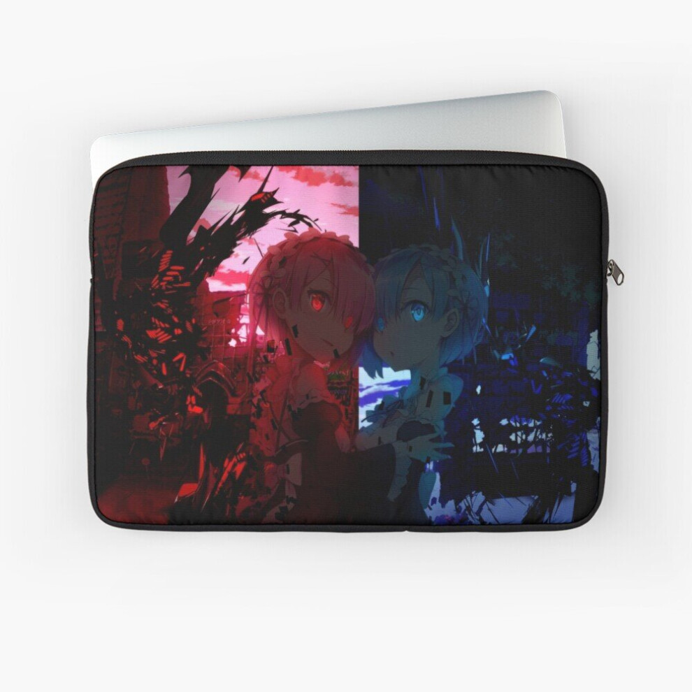 Laptop Sleeve Cute Ram Rem Waifu Kawaii (Re Zero Anime Rz Girl) 10 12 13 15 17 Inch Case Notebook Tablet Carrying Bag Cover 7802738489514