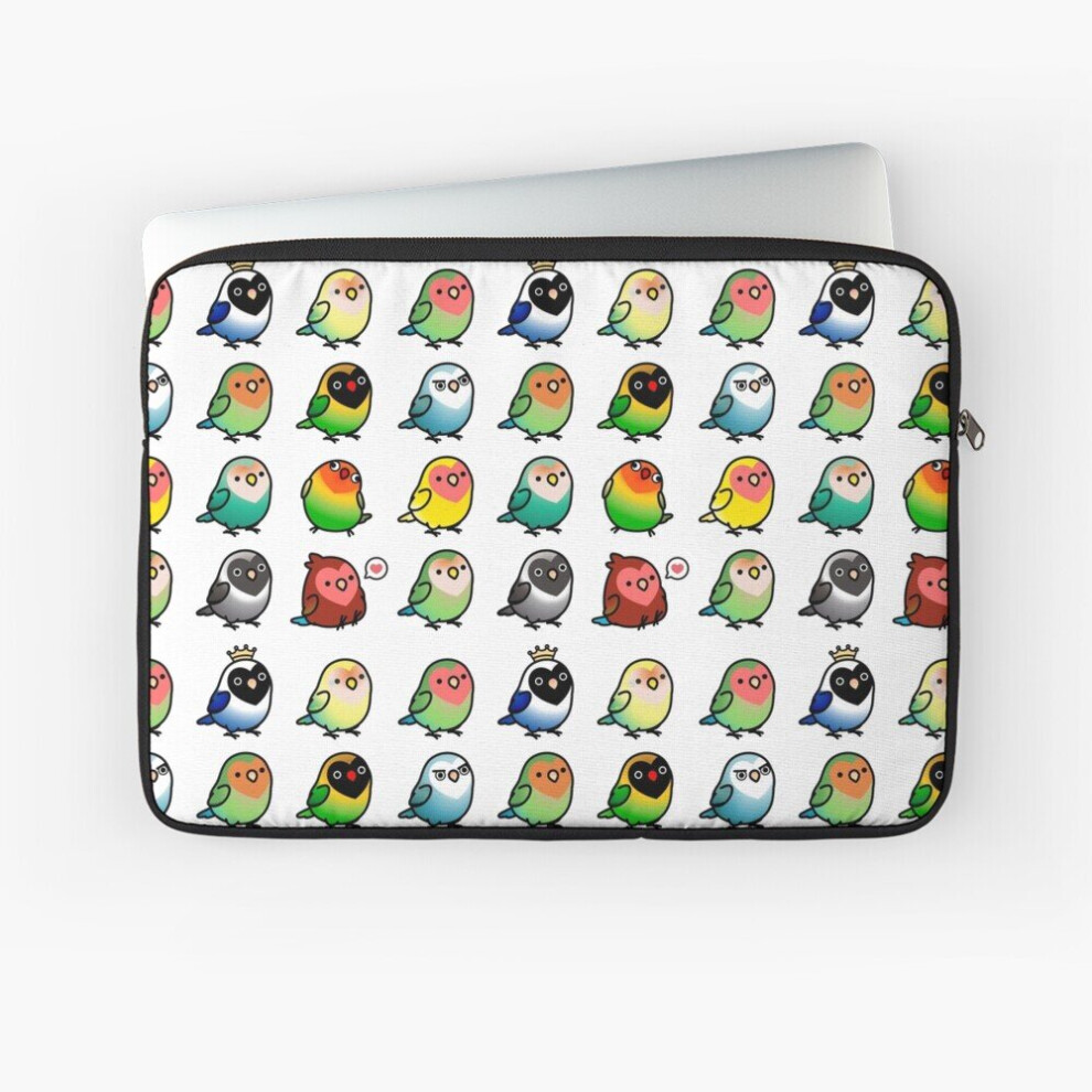 Laptop Sleeve Chubby Lovebirds 10 12 13 15 17 Inch Case Notebook Tablet Carrying Bag Cover 7802738444933