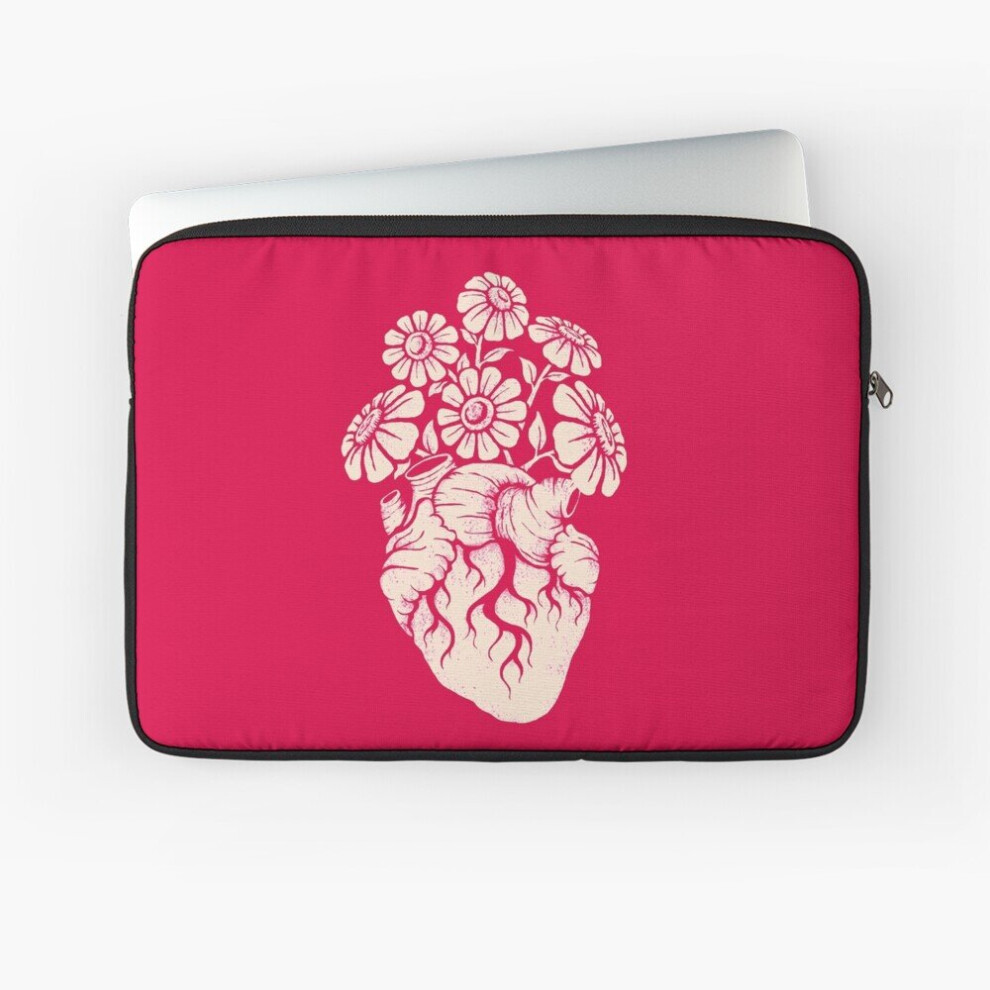 Laptop Sleeve Blooming Heart 10 12 13 15 17 Inch Case Notebook Tablet Carrying Bag Cover 7802738490664