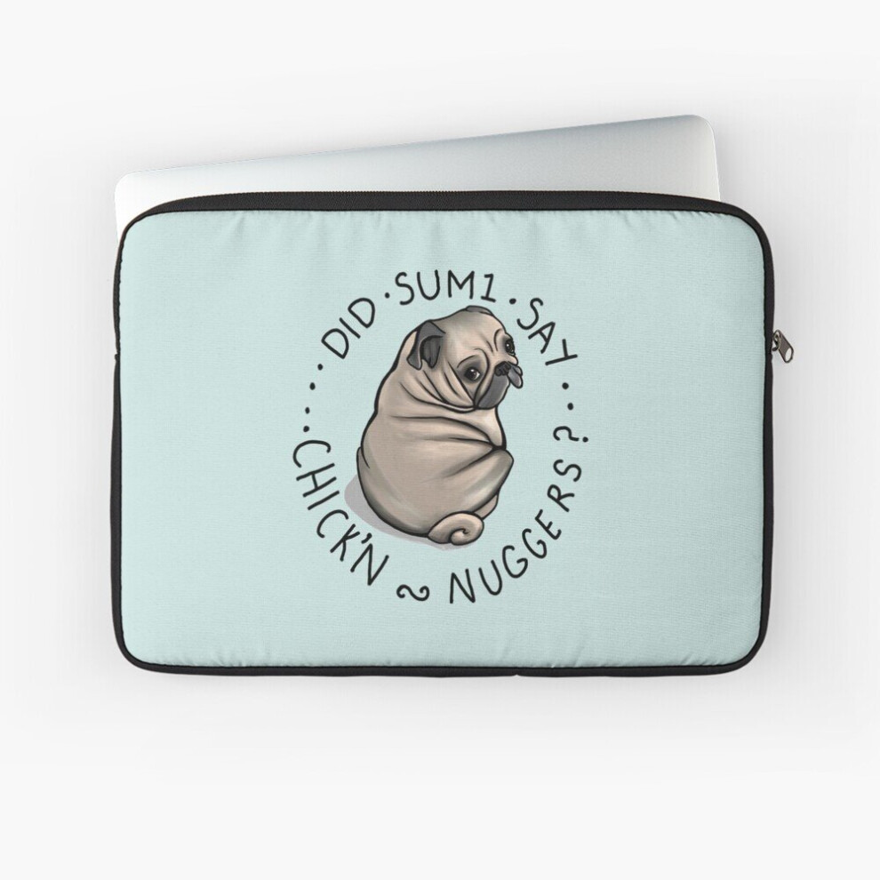 Laptop Sleeve Chubby Pug 10 12 13 15 17 Inch Case Notebook Tablet Carrying Bag Cover 7802738441482