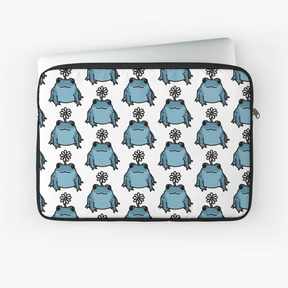 Laptop Sleeve Daisy Frog 10 12 13 15 17 Inch Case Notebook Tablet Carrying Bag Cover Blue 7802738437645