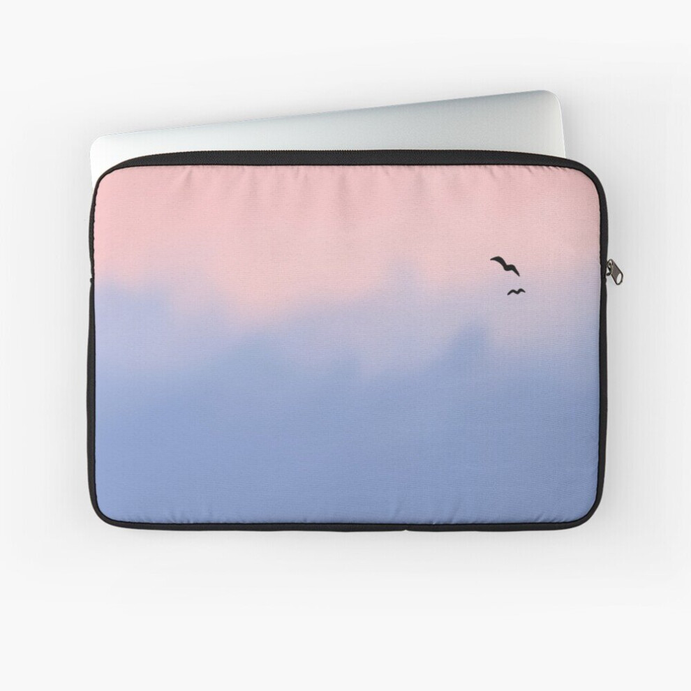 Laptop Sleeve Rose Quartz And Serenity Sky 10 12 13 15 17 Inch Case Notebook Tablet Carrying Bag Cover 7802738465822