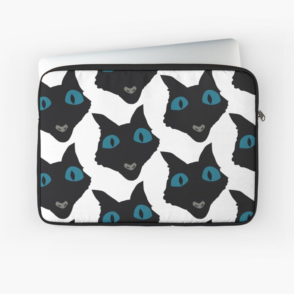 Laptop Sleeve Coraline Cat Vector Art 10 12 13 15 17 Inch Case Notebook Tablet Carrying Bag Cover 7802738510362